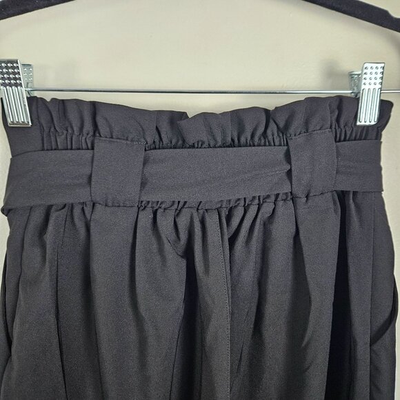 Grace Karin Womens Small High Waist Elegant Casual Pants With Belt & Ankle Tie - Picture 8 of 13